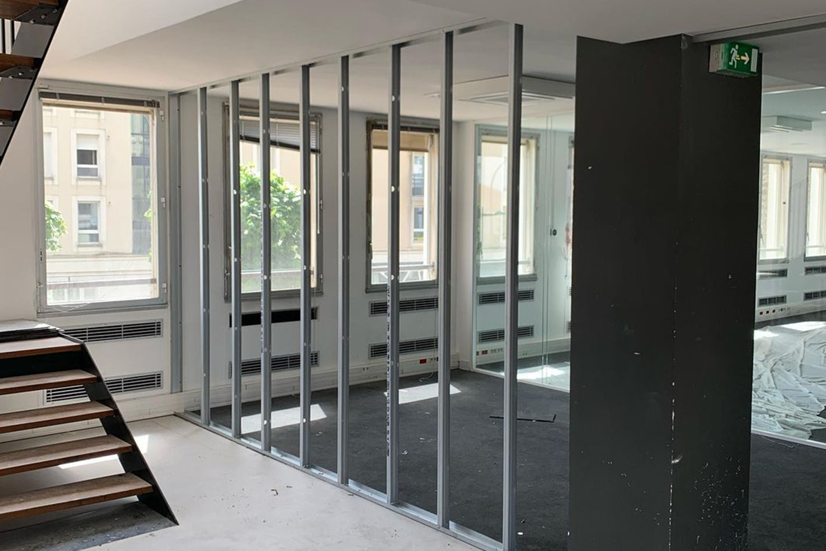 Besoin de travaux de plâtrerie et plaquisterie